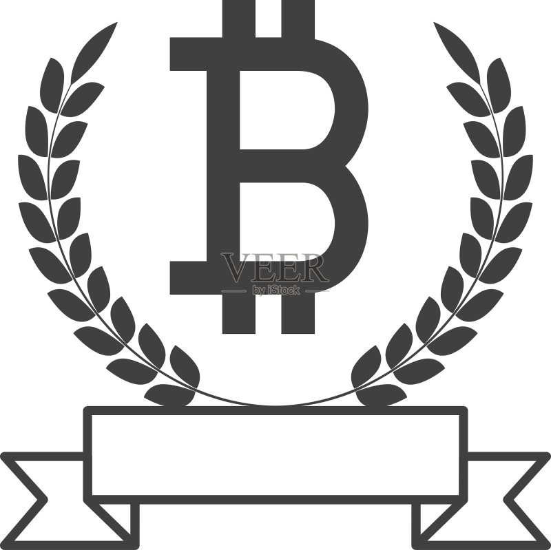 泰铢符号剪影和标签图标素材