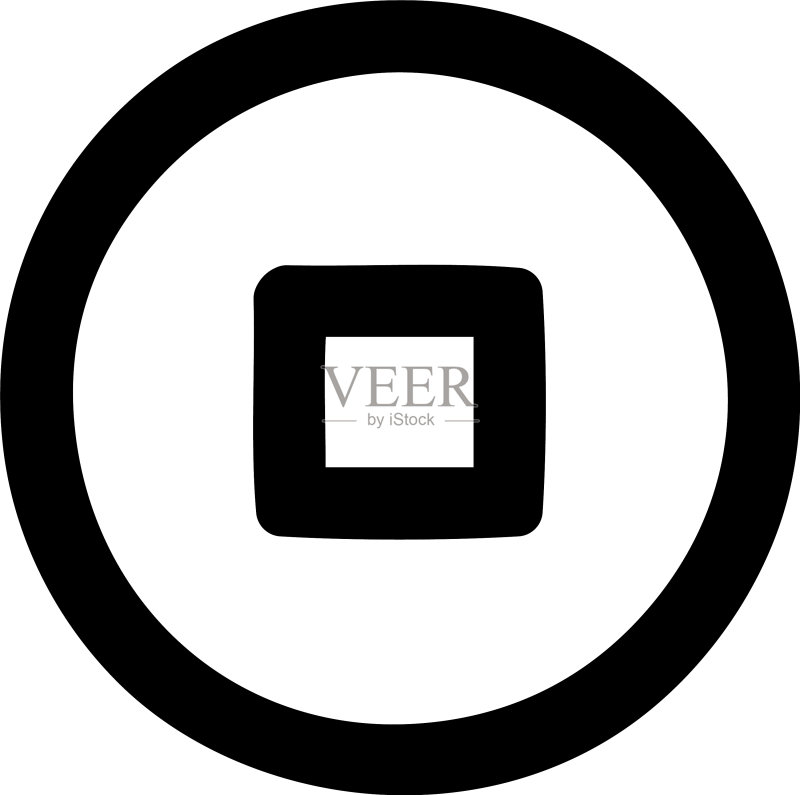 停止按钮图标图标素材