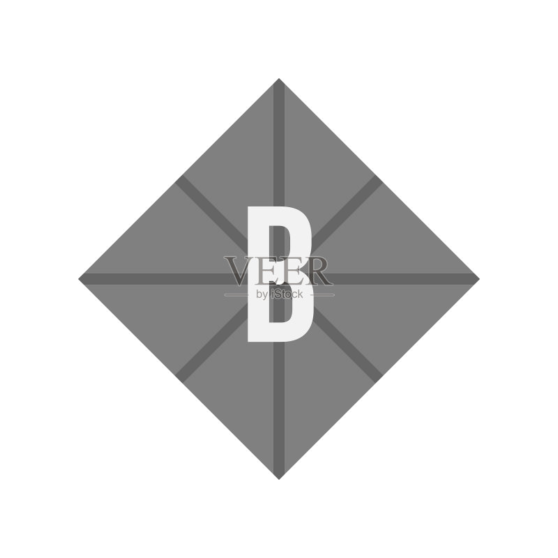 字母B标志模板设计图标素材