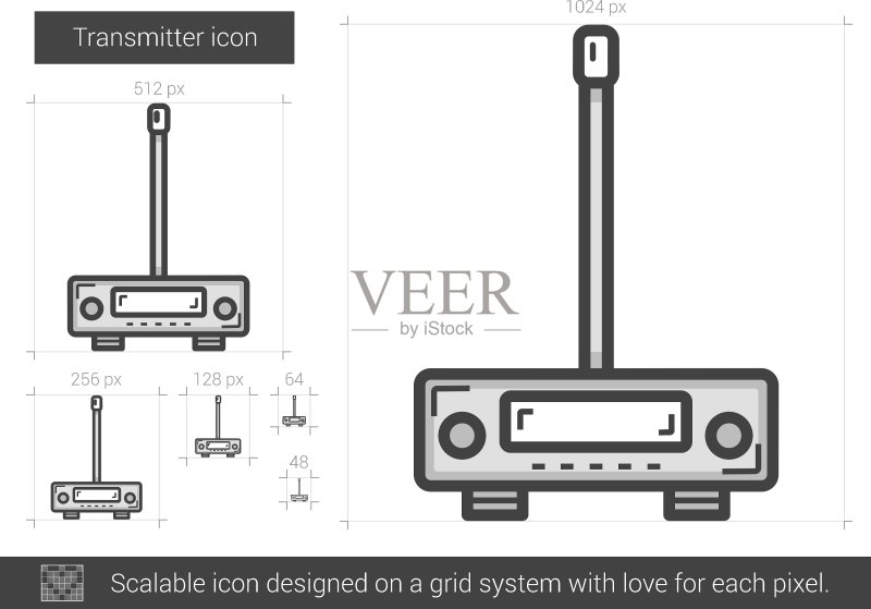 发射器线图标图标素材