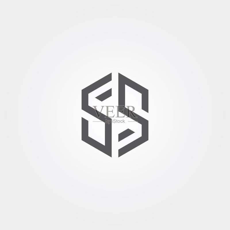 S字母logo模板图标素材