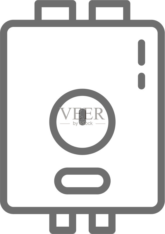 热水器锅炉线条图标图标素材