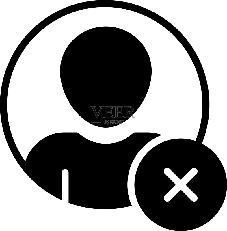 取消帐户图标素材