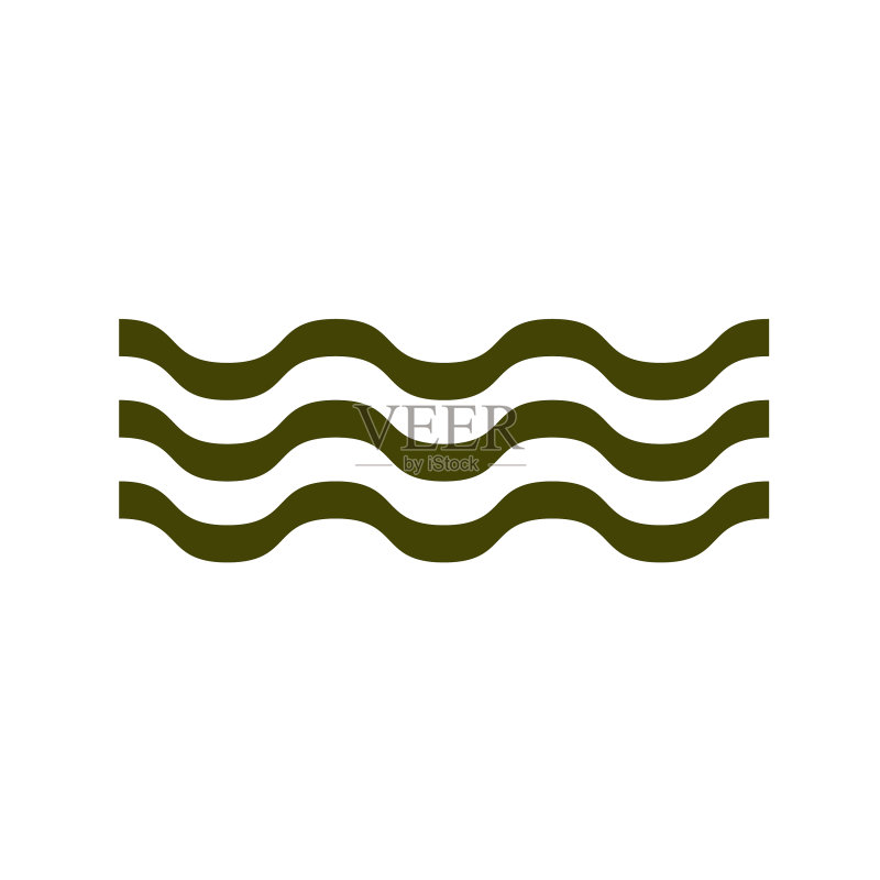 水波图标图标素材