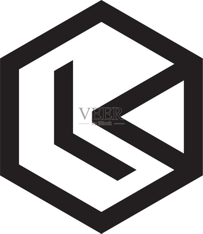 首字母标志模板图标素材