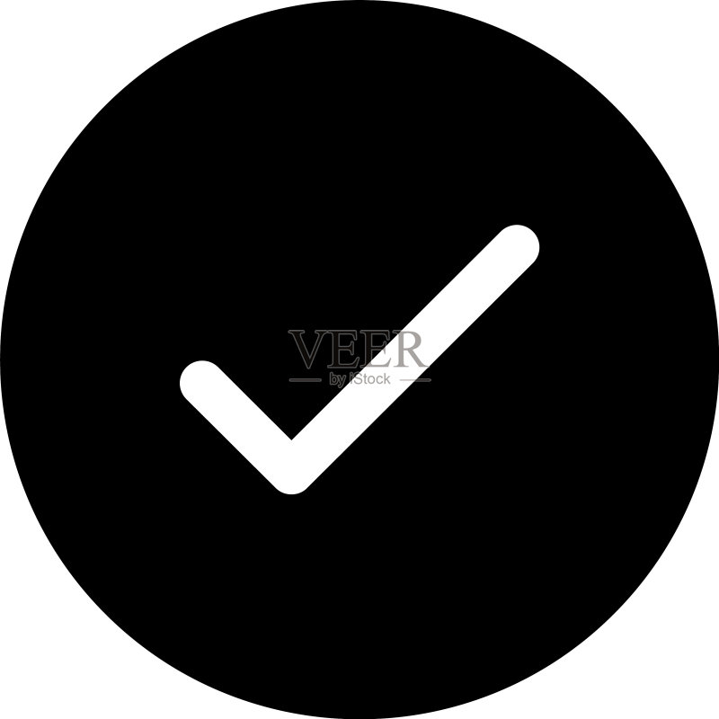复选标记符号图标素材