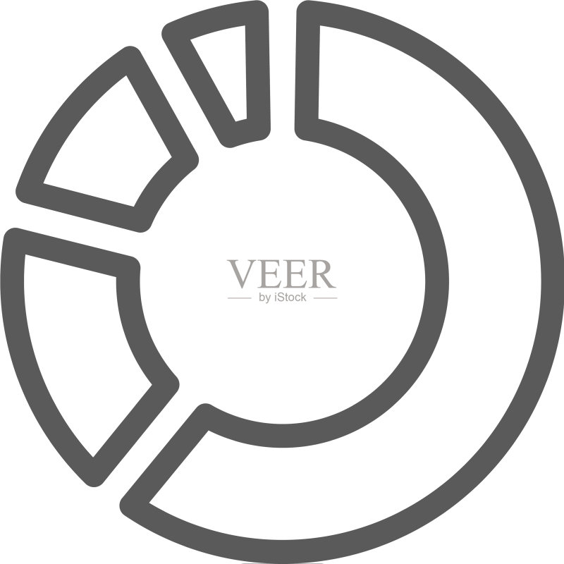 圆形百分比图线条图标图标素材