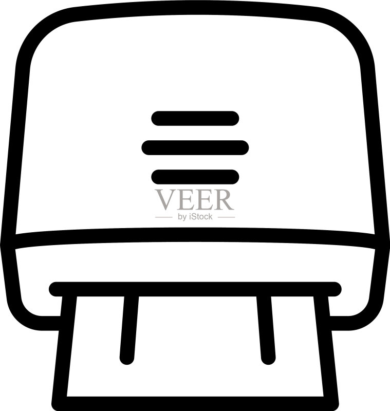 纸巾轮廓图标图标素材