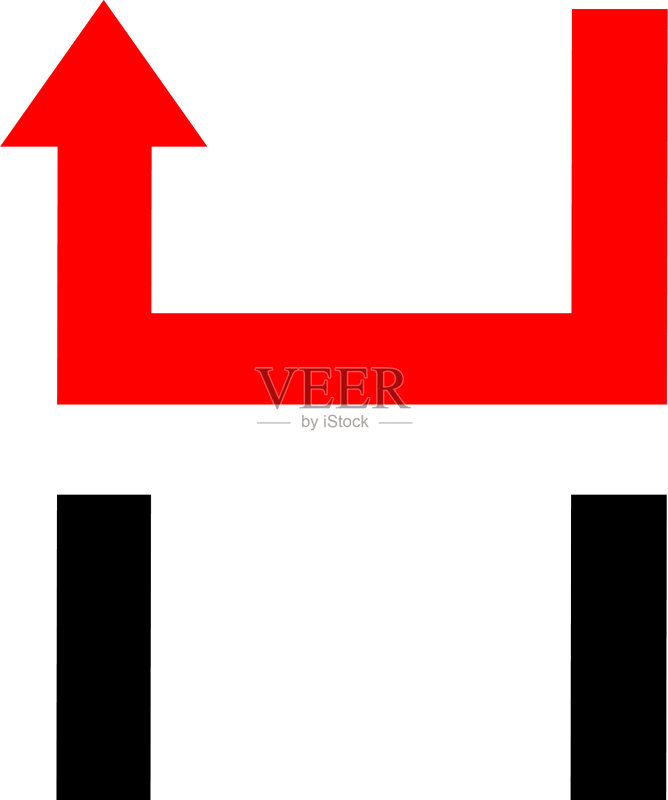 字母UH Logo设计图标素材