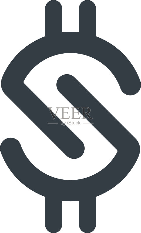 美元符号货币图标图标素材