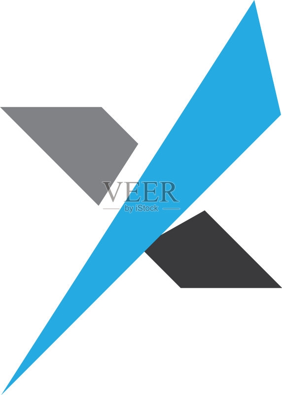X字母标志模板图标图标素材
