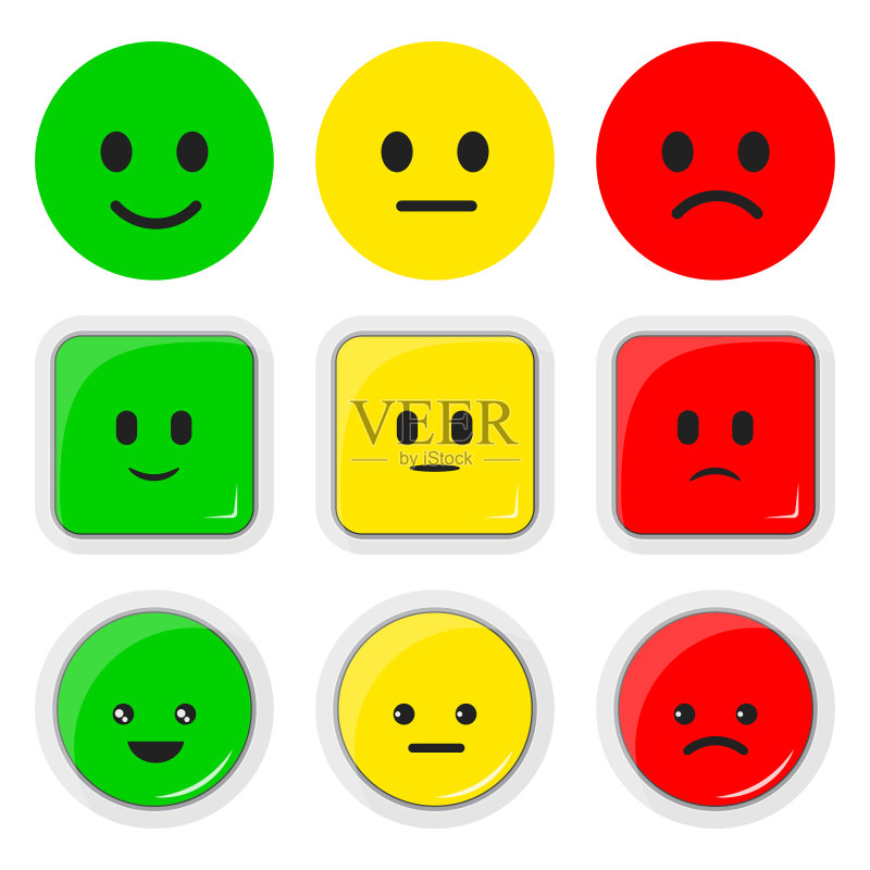 扁平风格反馈率图标合集图标素材