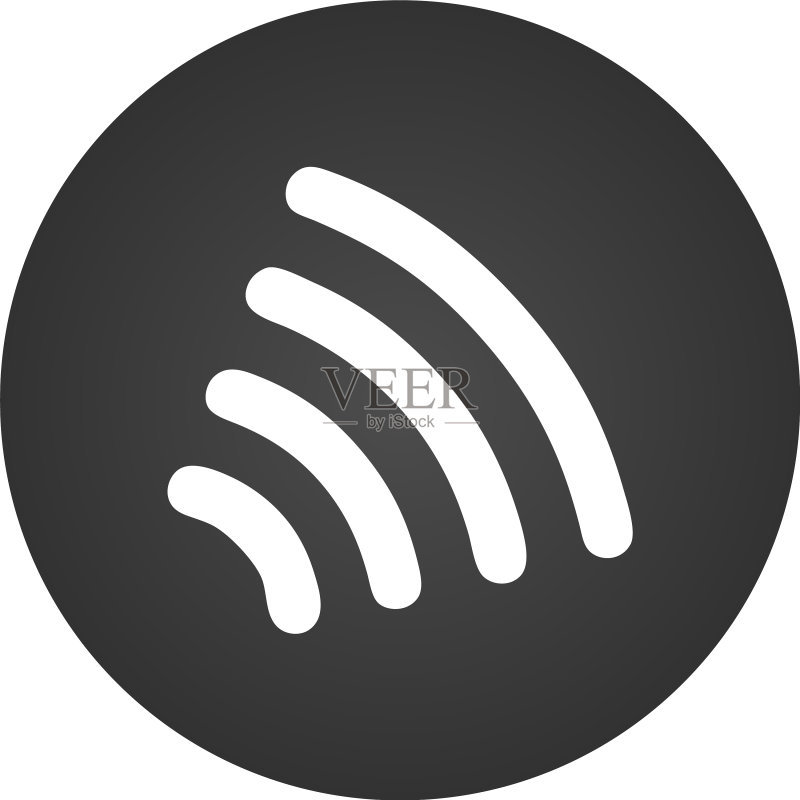 NFC支付POS终端确认非接触式支付图标素材