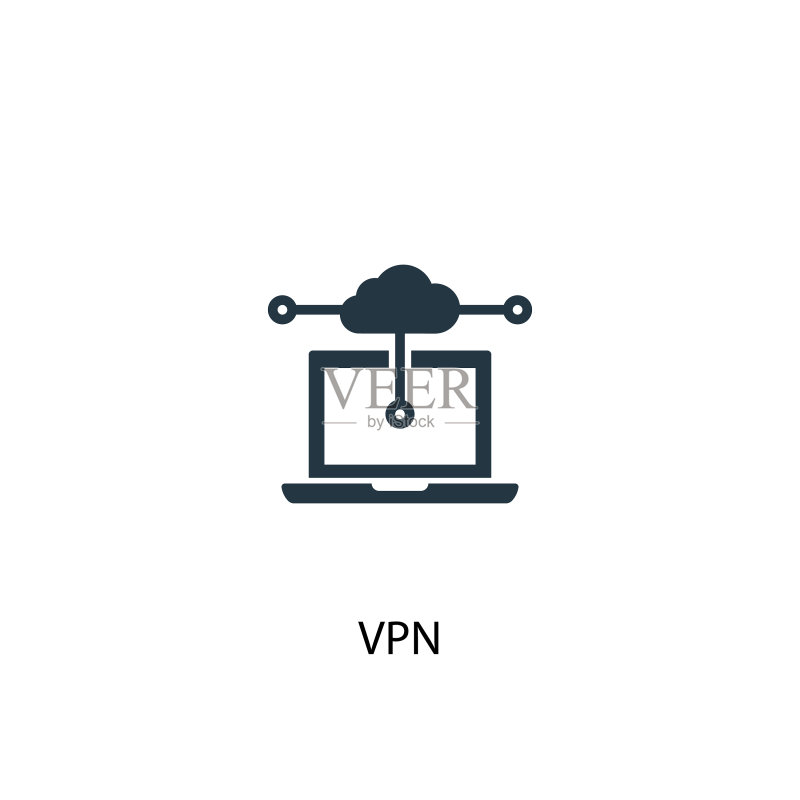 VPN概念简约元素图标图标素材