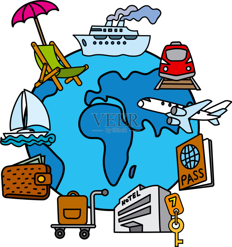 旅行概念图标图标素材