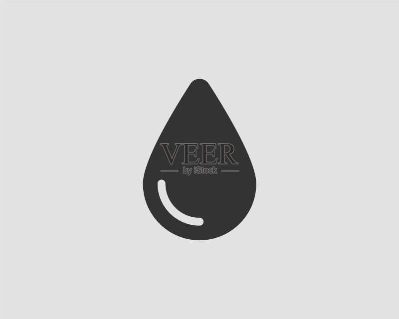 水滴图标,独立设计元素图标素材