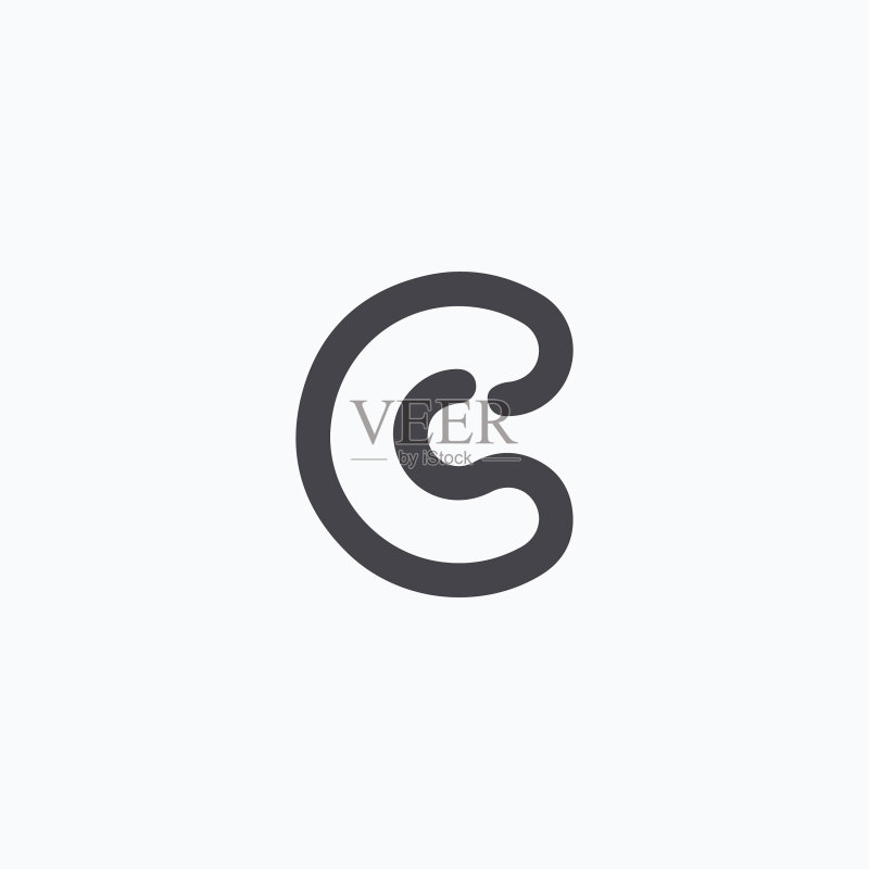 CS和SC创意首字母标志图标素材
