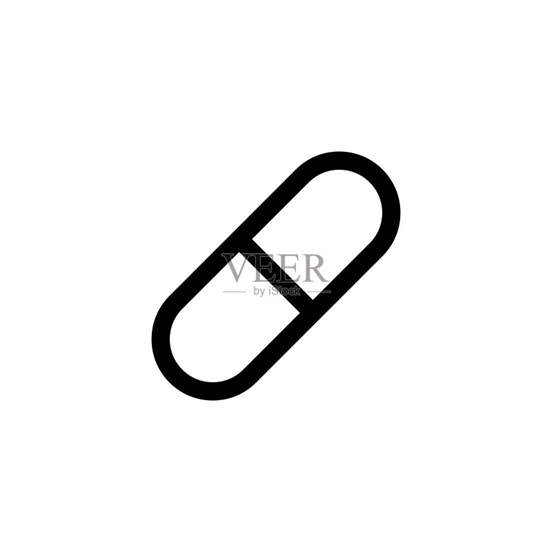 胶囊药物图标图标素材