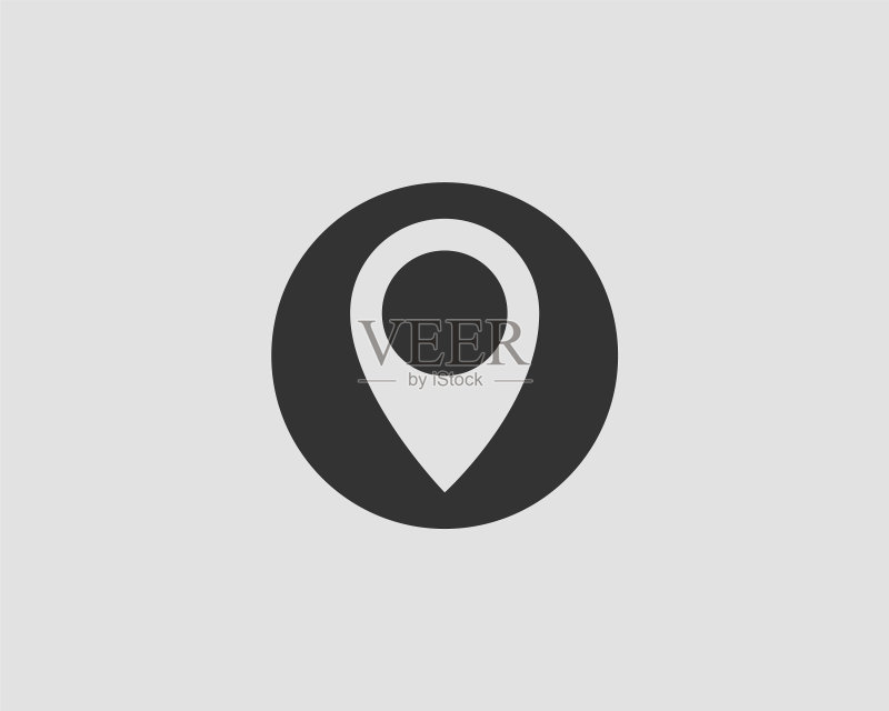 地图图标定位标记GPS图标素材