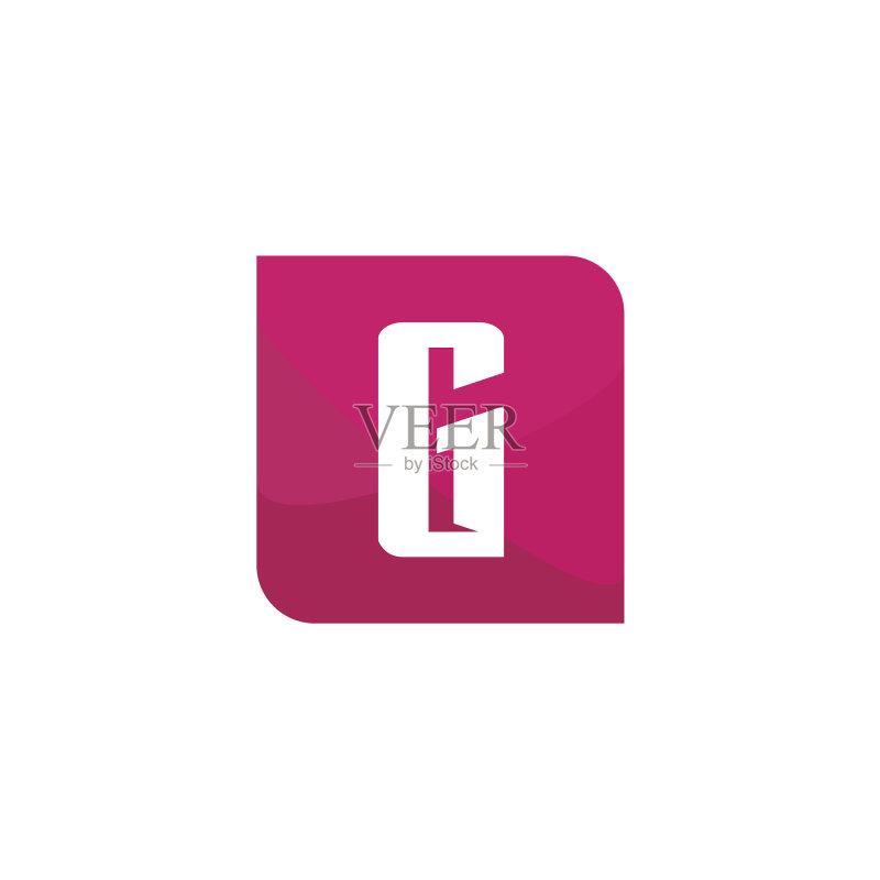 字母G logo模板设计图标素材