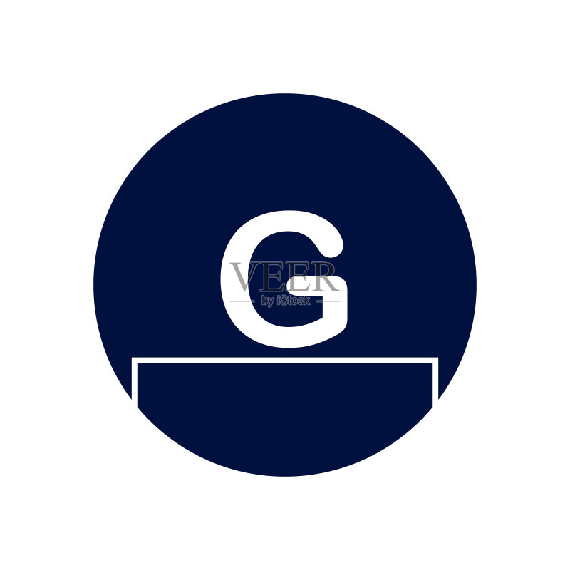 字母G logo模板设计图标素材