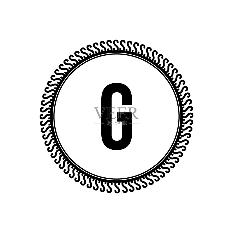 字母G logo模板设计图标素材
