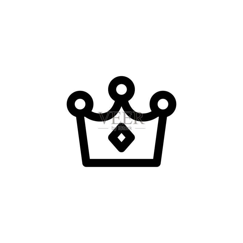 皇冠国王图标图标素材