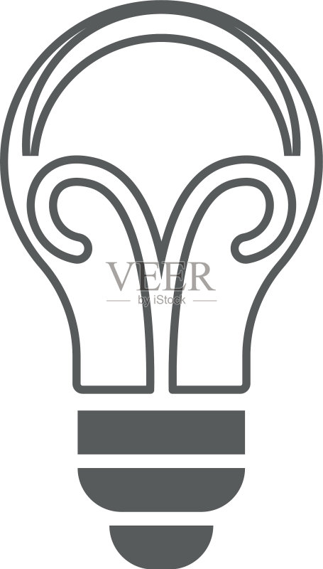 灯泡标志和符号图例模板图标素材