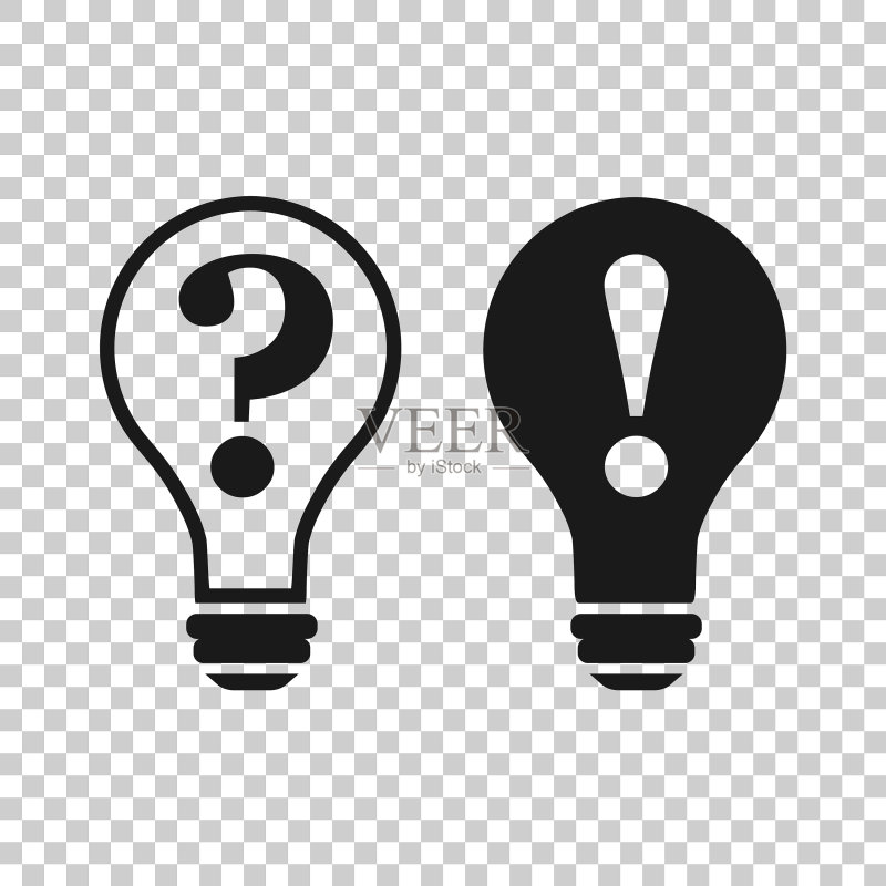 透明风格的问题解决方案图标图标素材
