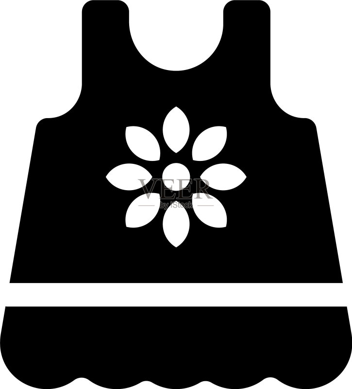 吊带内衣图标素材