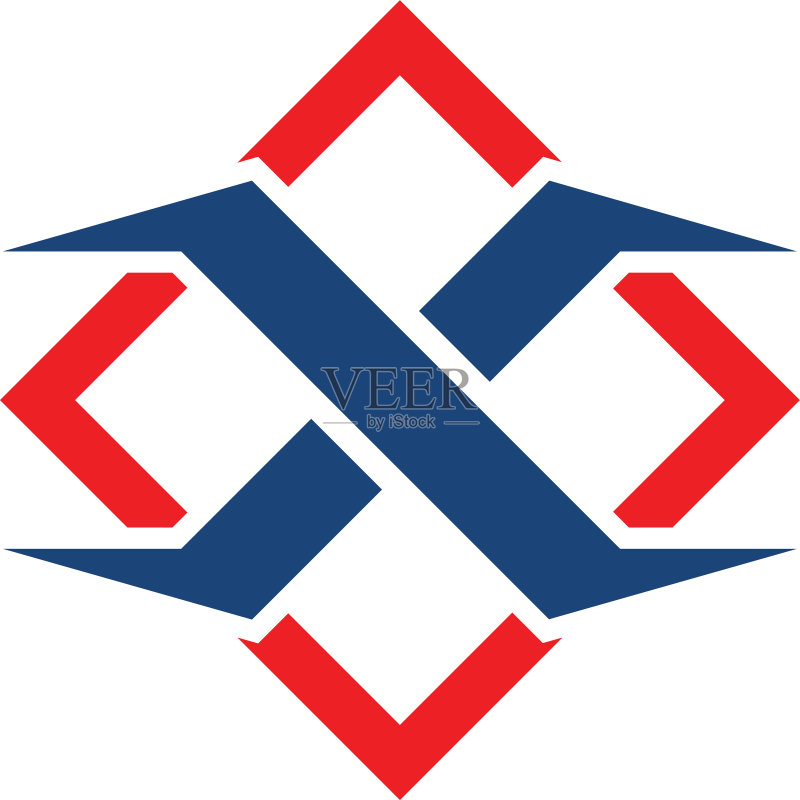 X字母标志模板图标图标素材