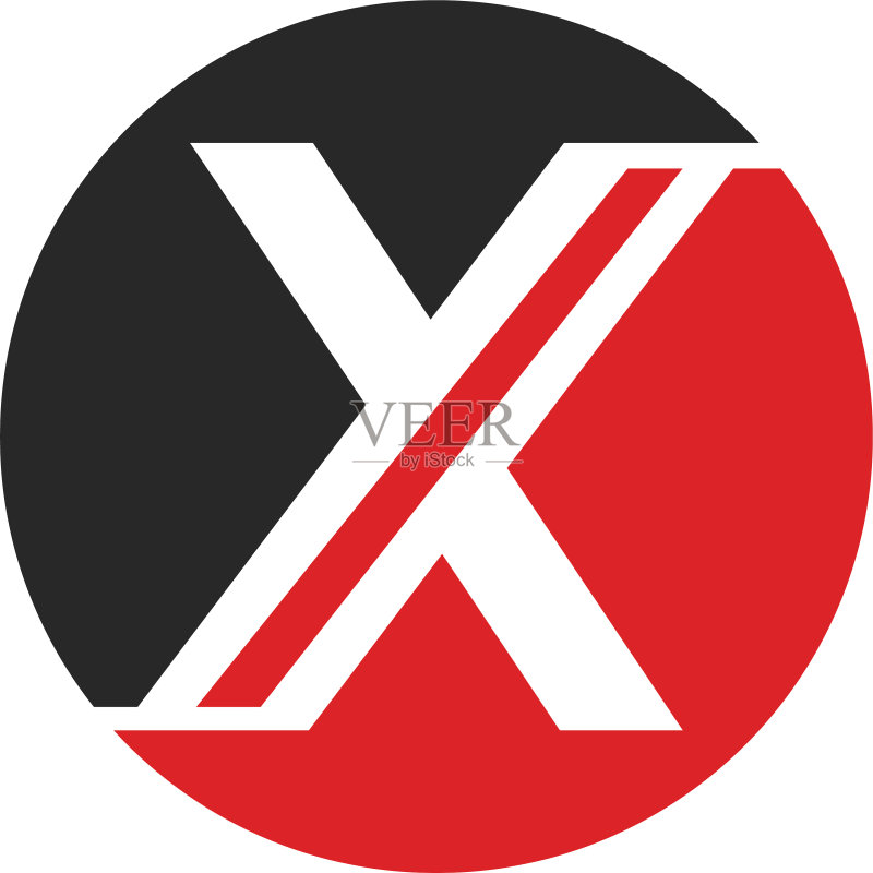 X字母标志模板图标图标素材