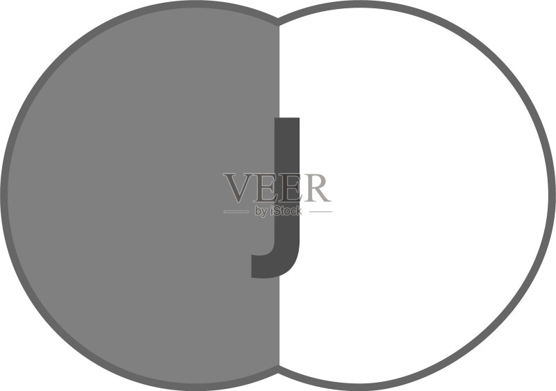 J字母logo模板设计图标素材