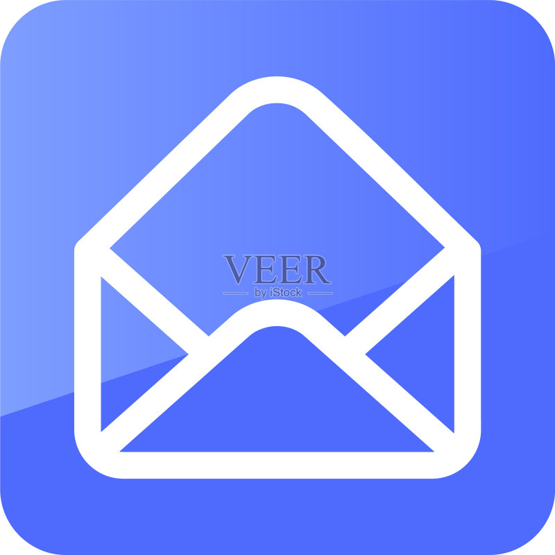 打开的信封图标图标素材