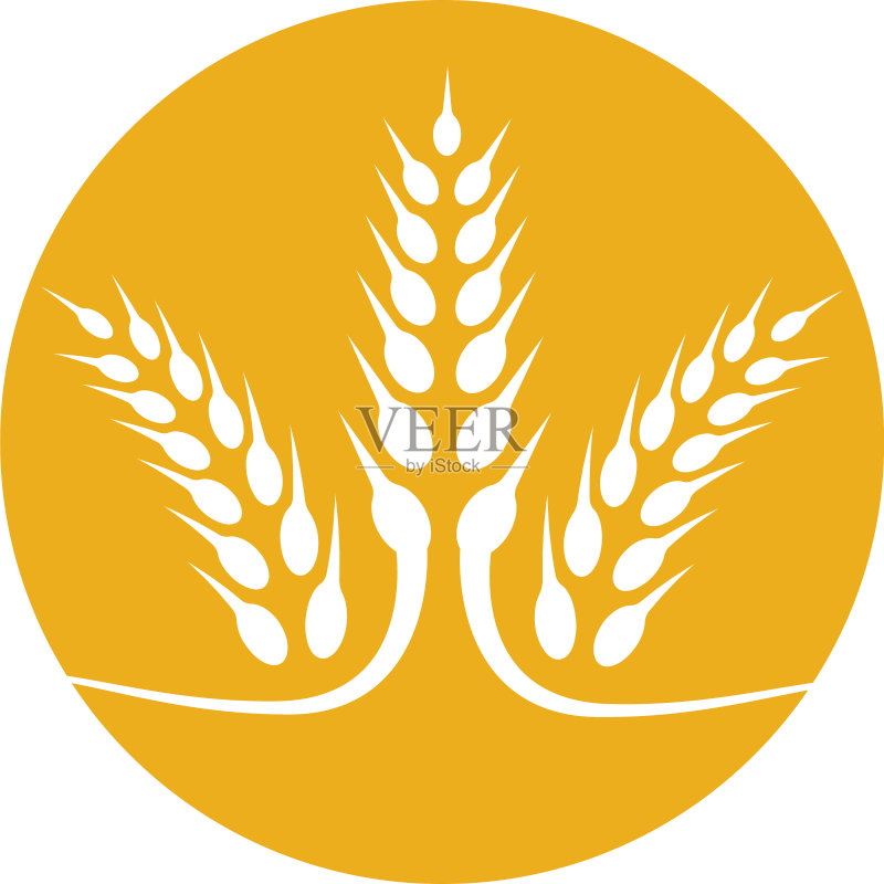 小麦图标图标素材
