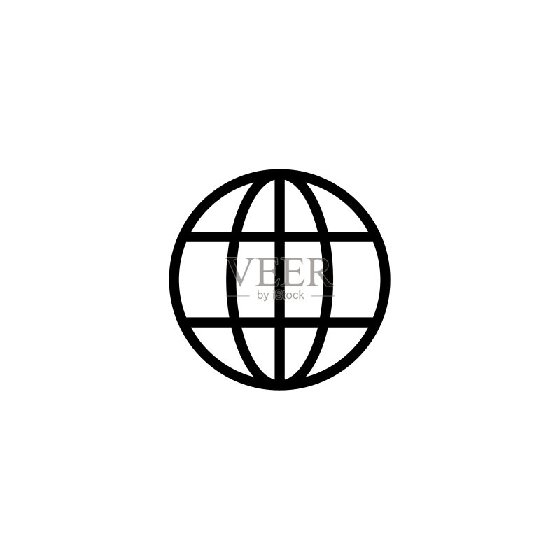 网站在线网络图标全球URL图标素材