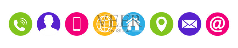 联系我们图标:Web图标集矢量素材图标素材