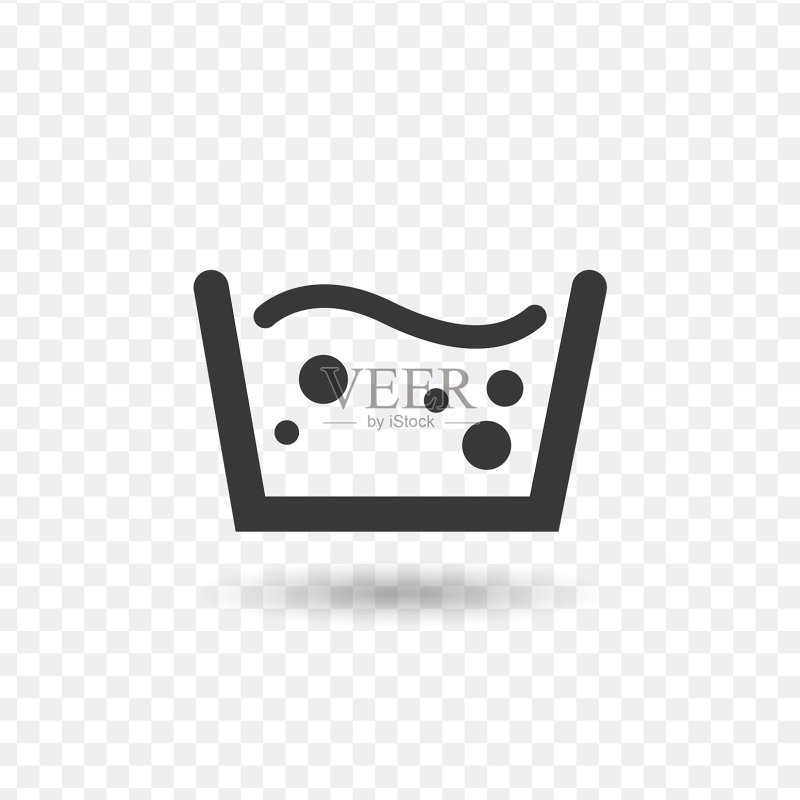 洗衣符号库存图标素材