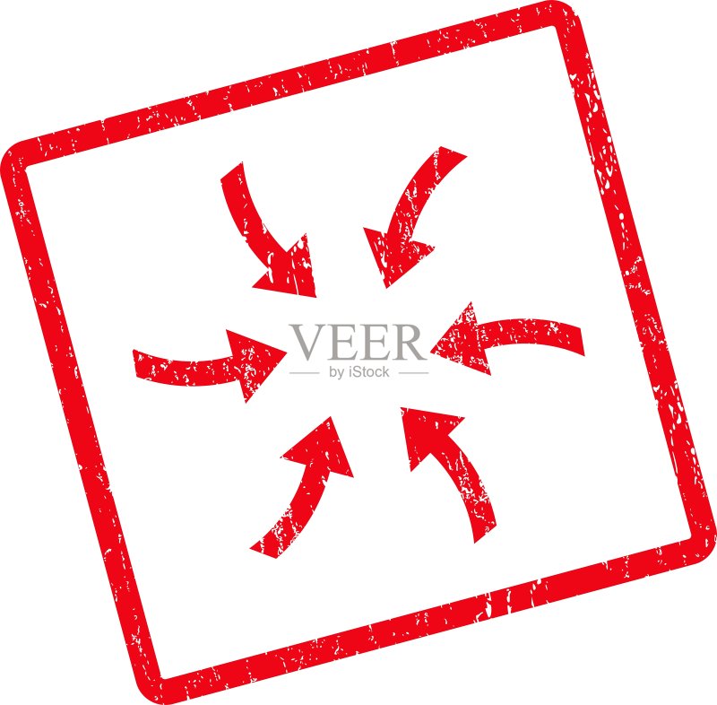 旋转箭头图标橡胶图章图标素材
