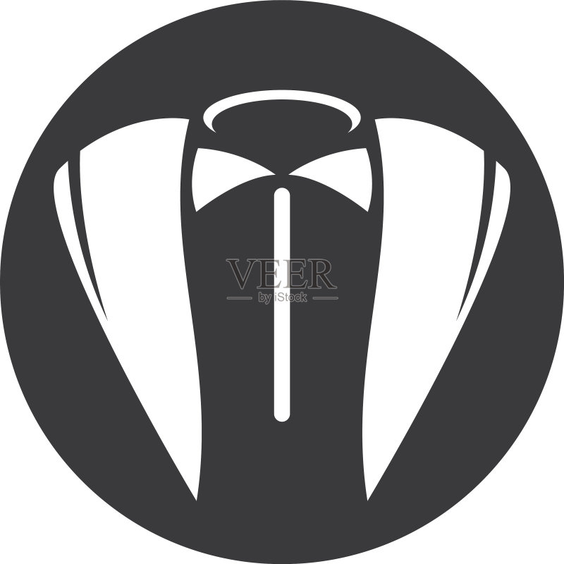 燕尾服Logo模板图标素材