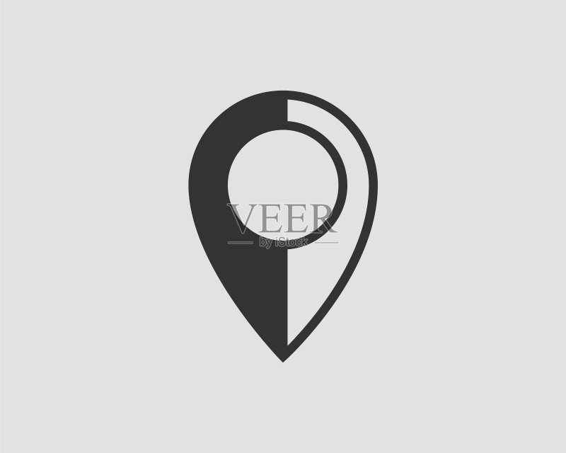 地图图标定位标记GPS图标素材