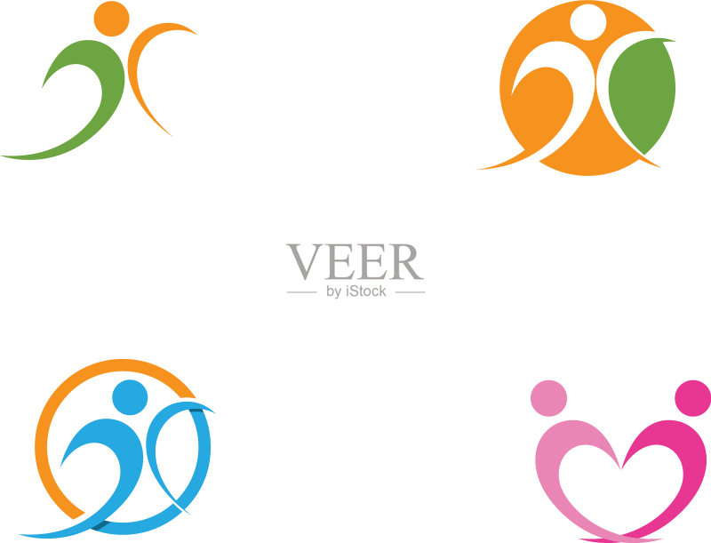 人物logo标志设计图标素材