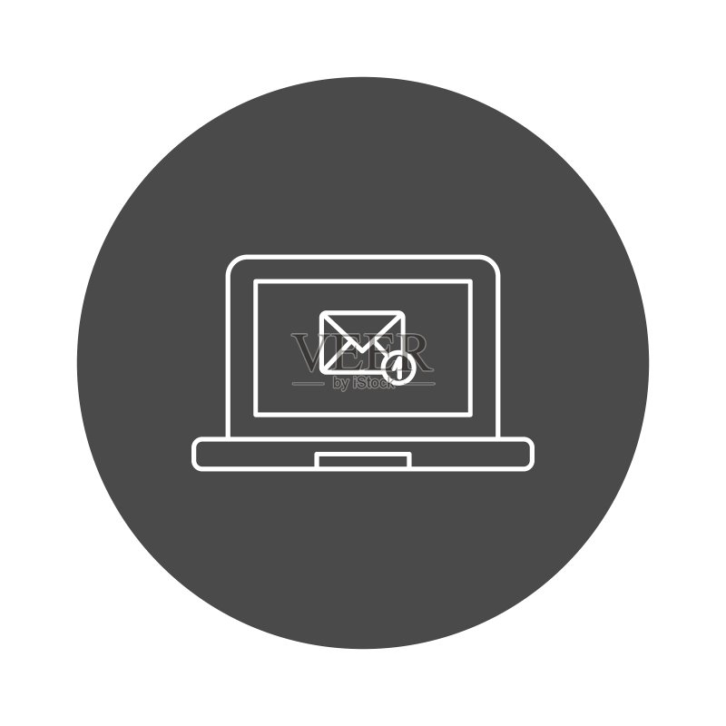 通信图标轮廓图标素材