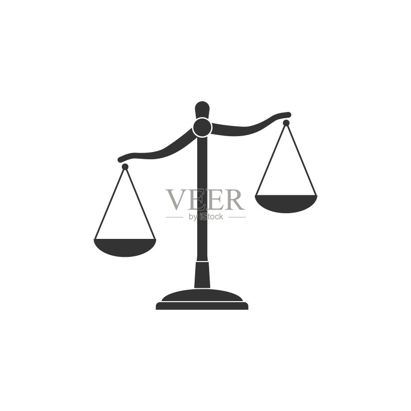 平衡秤扁平图标图标素材