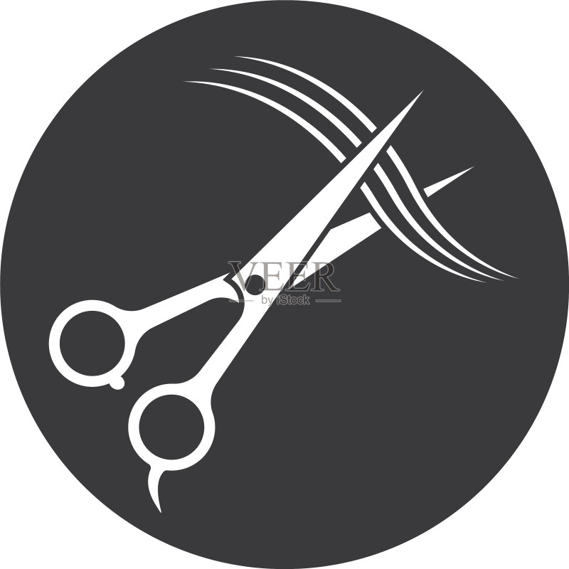 剪刀Logo模板图标图标素材