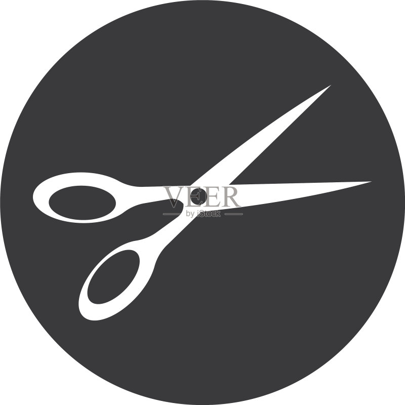 剪刀Logo模板图标图标素材