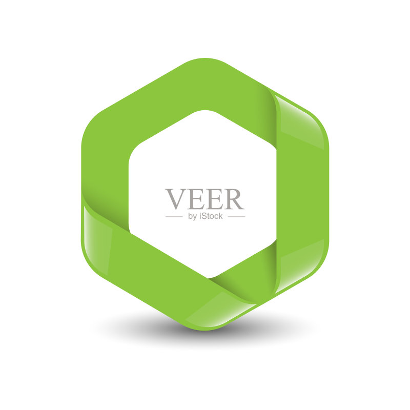 六边形logo概念图标素材