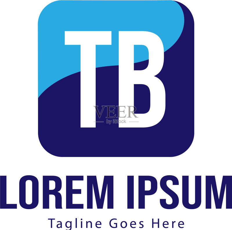 TB首字母现代框架标志模板图标素材