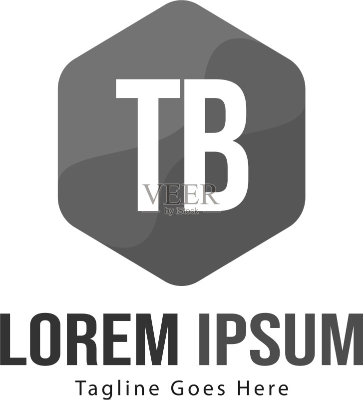 TB首字母现代框架标志模板图标素材