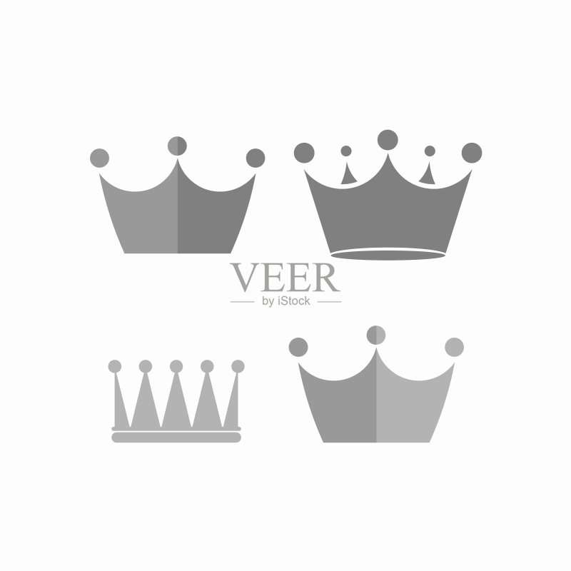 皇冠模板设计图标素材